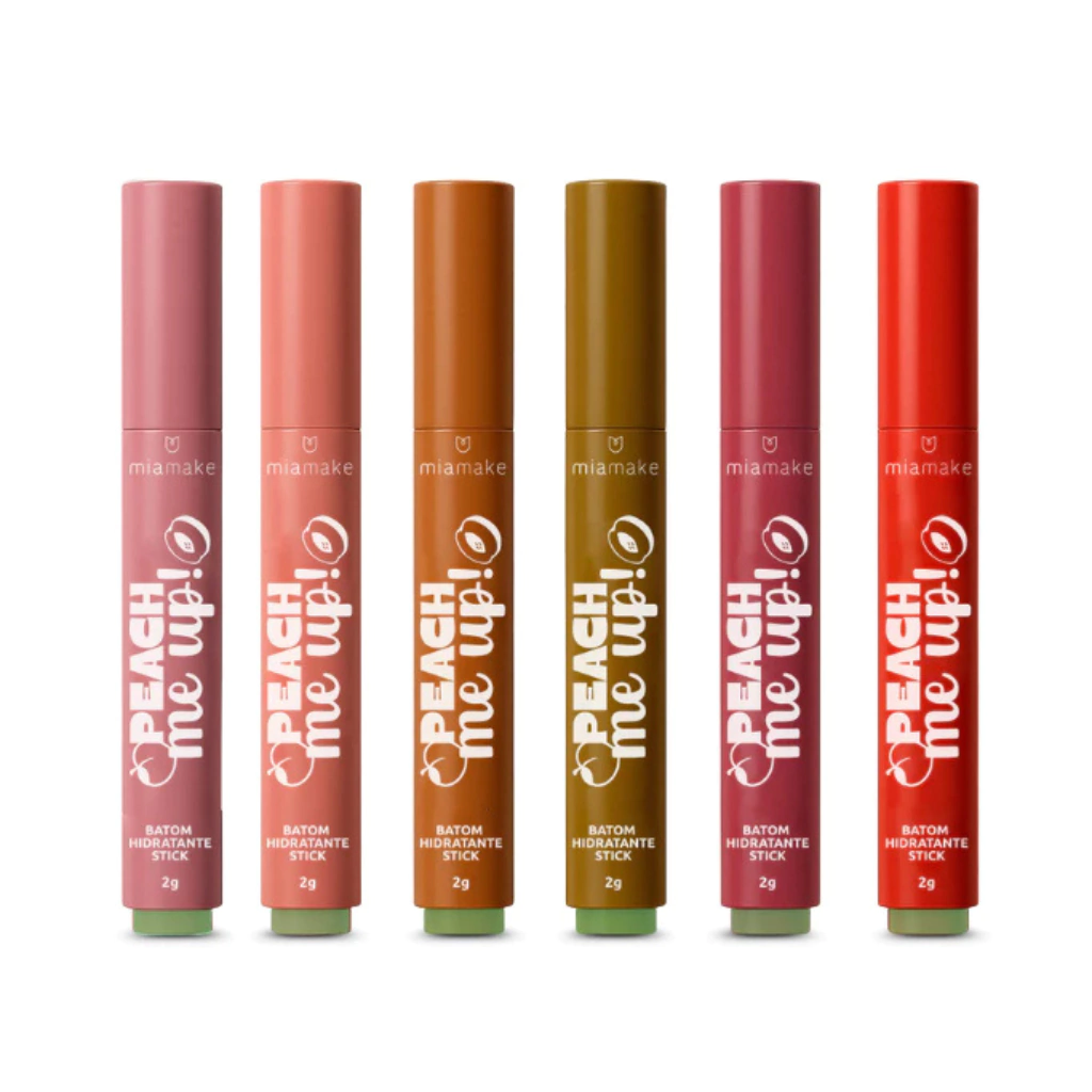 Batom Hidratante Stick Peach Me Up - Mia Make